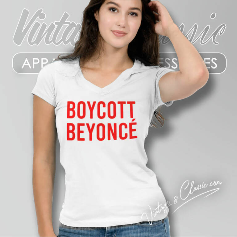 Boycott Beyonce Shirt Ayo Edebiri V Neck TShirt Boycott Beyonce Shirt Ayo Edebiri V Neck TShirt