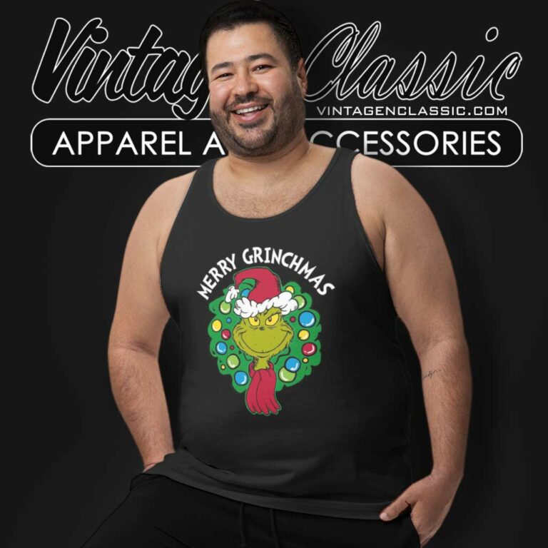 Boys Grinch Shirt Santa Grinch Merrry Christmas Tank Top Racerback Boys Grinch Shirt Santa Grinch Merrry Christmas Tank Top Racerback