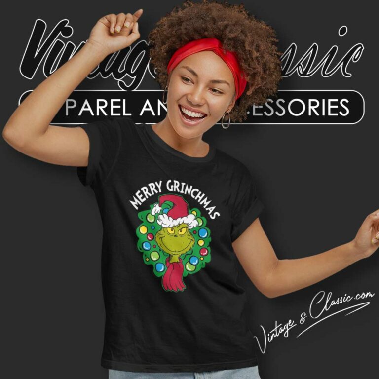 Boys Grinch Shirt Santa Grinch Merrry Christmas Women TShirt Boys Grinch Shirt Santa Grinch Merrry Christmas Women TShirt