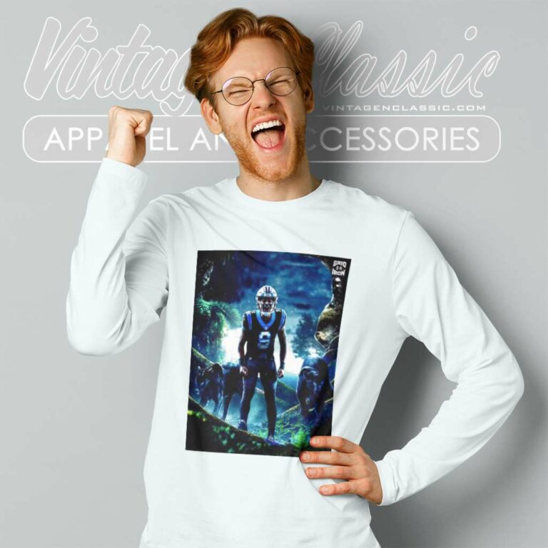 Br Gridiron Keep Pounding Carolina Panthers Long Sleeve Tee Br Gridiron Keep Pounding Carolina Panthers Long Sleeve Tee