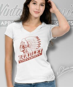 Bradley University V Neck TShirt
