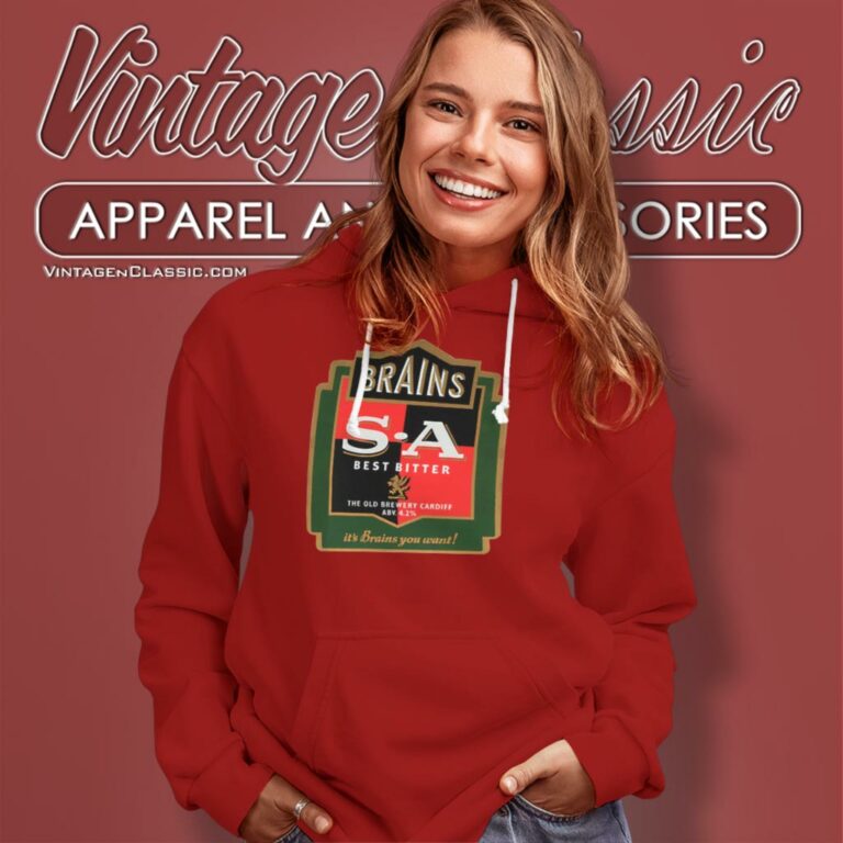 Brains Beer Sa Best Bitter The Old Brewery Cardiff Hoodie Brains Beer Sa Best Bitter The Old Brewery Cardiff Hoodie
