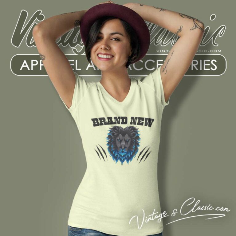 Brand New Football Detroit Lions V Neck TShirt Brand New Football Detroit Lions V Neck TShirt