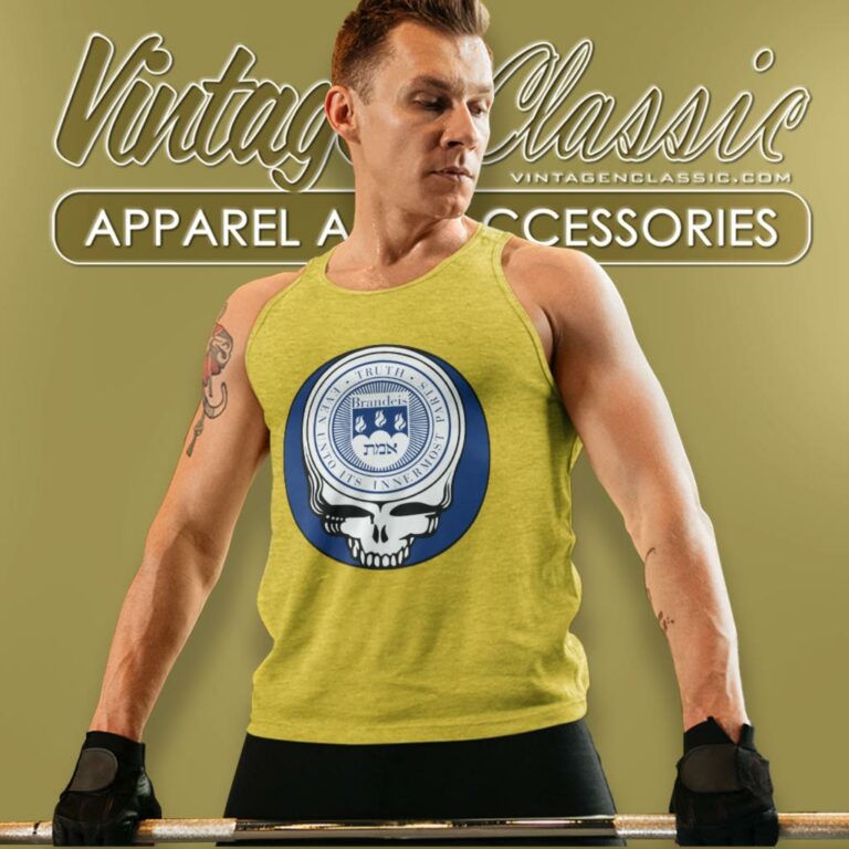 Brandeis University Grateful Dead Steal Your Face Tank Top Racerback Brandeis University Grateful Dead Steal Your Face Tank Top Racerback
