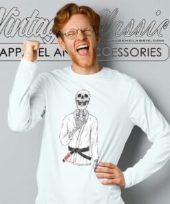 Brazilian Jiu Jitsu Skeleton Long Sleeve Tee
