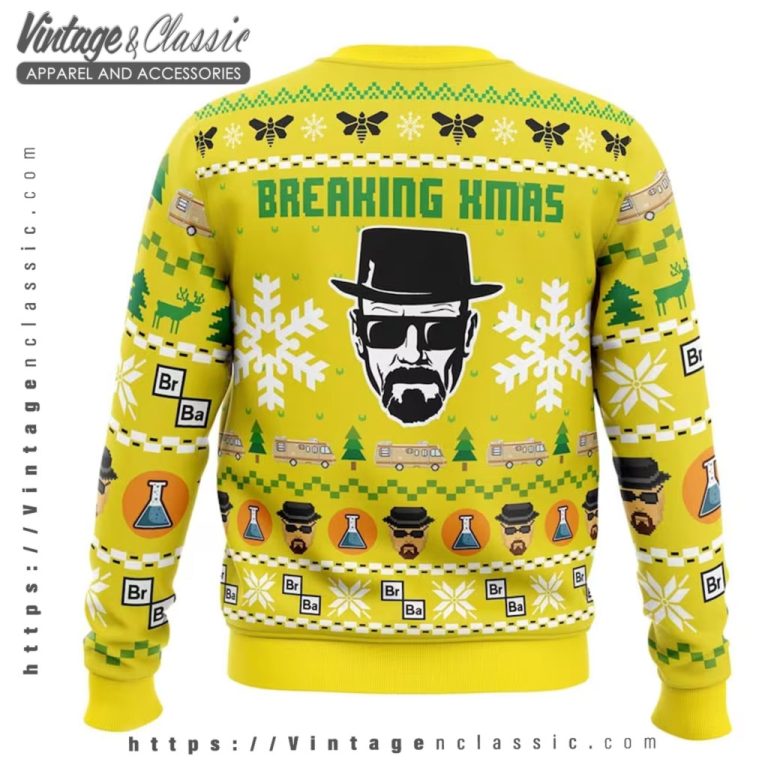 Breaking Bad Jesse Pinkman Ugly Christmas Sweater back Ugly Sweater Breaking Bad Jesse Pinkman Ugly Christmas Sweater back Ugly Sweater