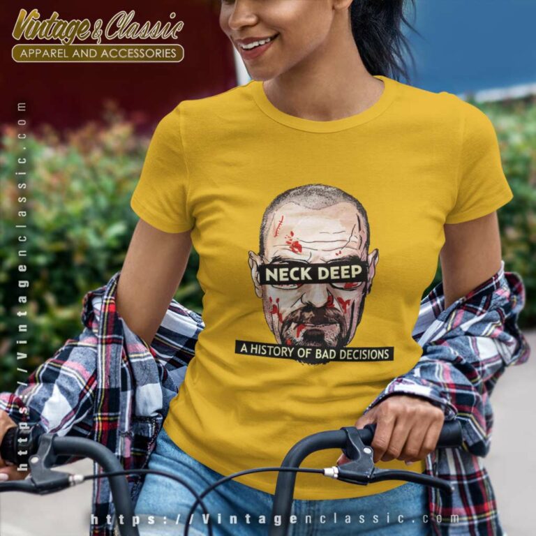 Breaking Bad Shirt History Of Bad Decisions Women TShirt Breaking Bad Shirt History Of Bad Decisions Women TShirt