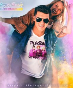 Breast Cancer Awareness Hocus Pocus V Neck TShirt