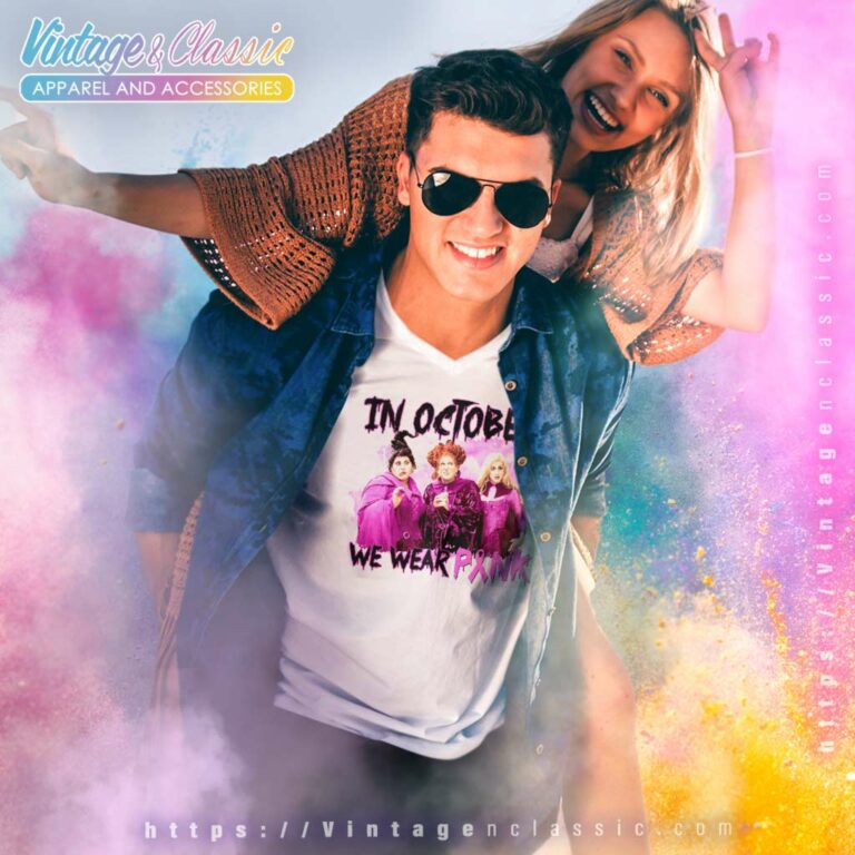 Breast Cancer Awareness Hocus Pocus V Neck TShirt Breast Cancer Awareness Hocus Pocus V Neck TShirt