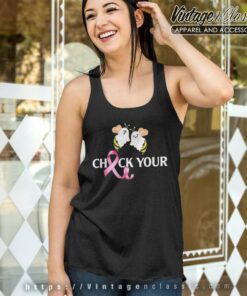 Breast Cancer Halloween Boo Bee Tank Top Racerback