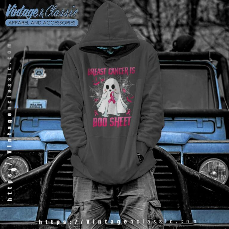 Breast Cancer Is Boo Sheet Hoodie Breast Cancer Is Boo Sheet Hoodie
