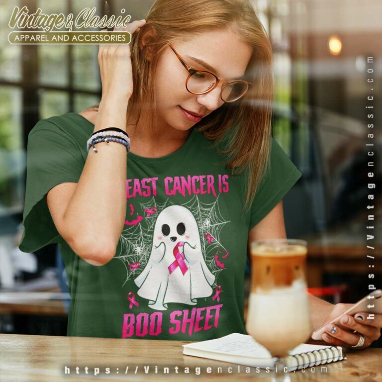 Breast Cancer Is Boo Sheet Women TShirt Breast Cancer Is Boo Sheet Women TShirt