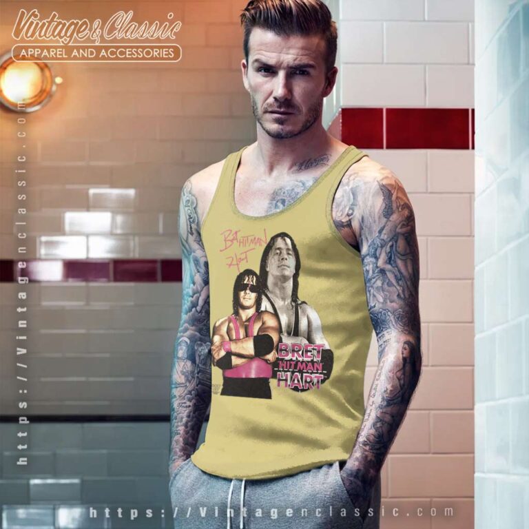 Bret Hart Hitman Popular Wrestling Tank Top Racerback Bret Hart Hitman Popular Wrestling Tank Top Racerback