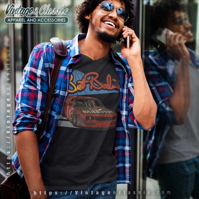 Brett Bodine Nascar V Neck TShirt Brett Bodine Nascar V Neck TShirt