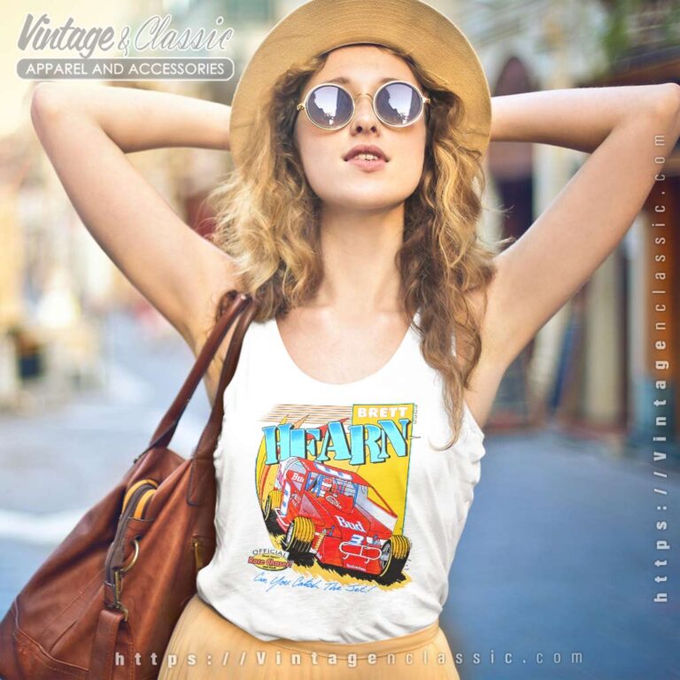 Brett Hearn 3 Budweiser Race Chaser Tank Top Racerback Brett Hearn 3 Budweiser Race Chaser Tank Top Racerback