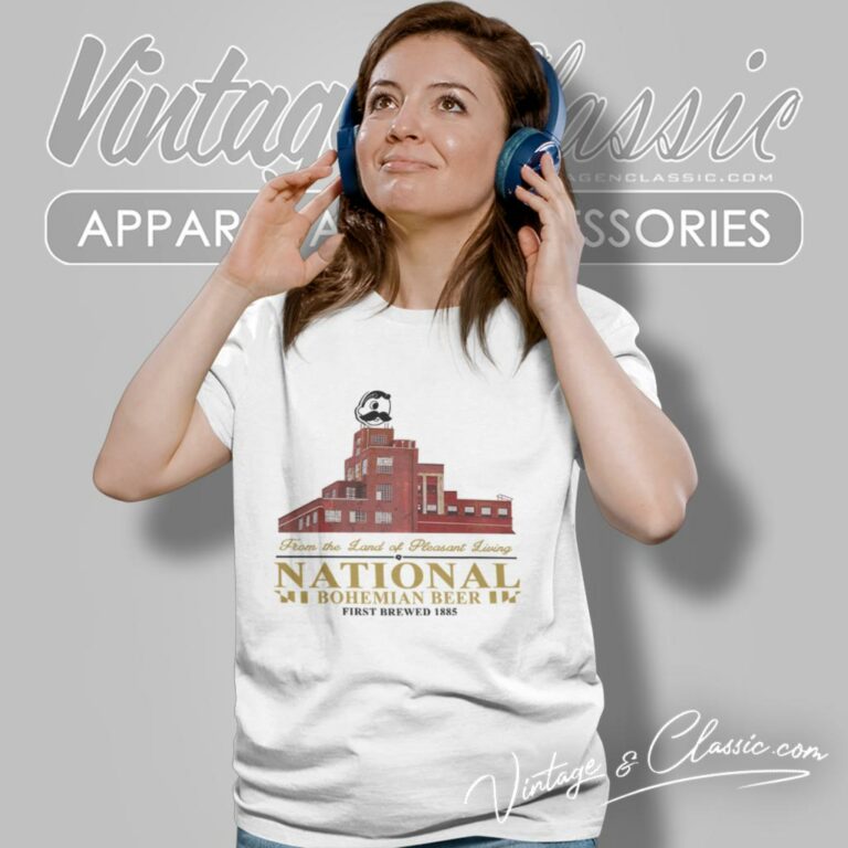 Brewers Hill National Bohemian Beer Women T Shirt Brewers Hill National Bohemian Beer Women T Shirt