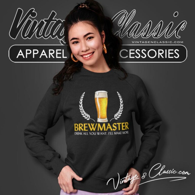 Brewmaster Beer Home Brewing Brewer Sweatshirt Brewmaster Beer Home Brewing Brewer Sweatshirt