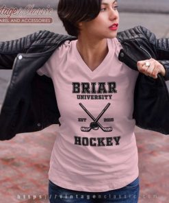 Briar University Hockey Est 2015 Shirt 5 Briar University Hockey Est 2015 V Neck TShirt
