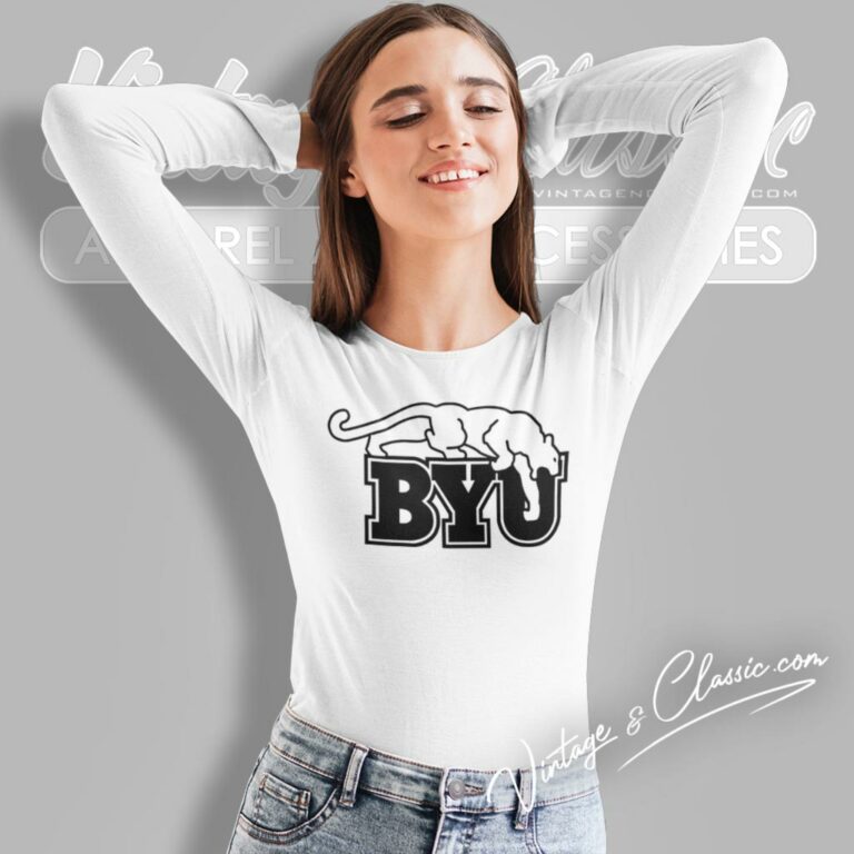 Brigham University Byu Cougars Long Sleeve Tee Brigham University Byu Cougars Long Sleeve Tee