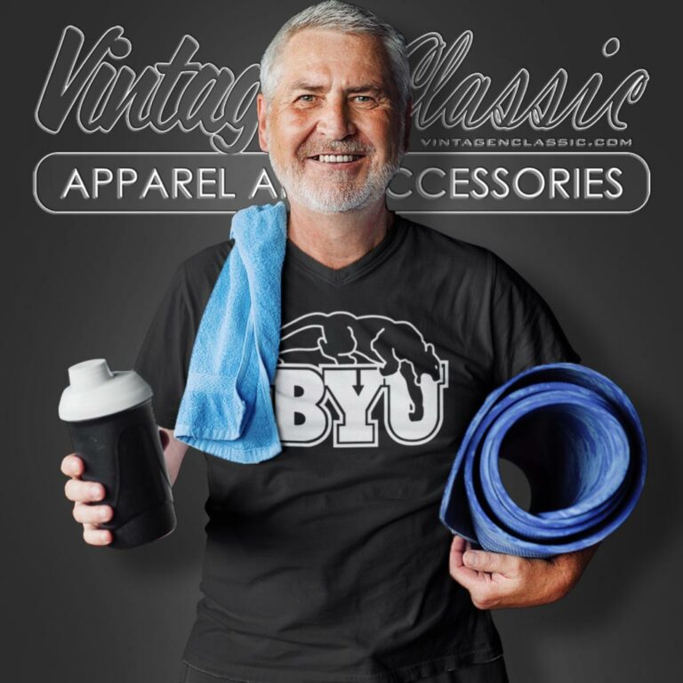 Brigham University Byu Cougars V Neck TShirt Brigham University Byu Cougars V Neck TShirt