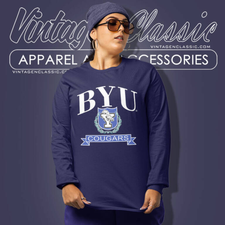 Brigham Young University Byu Cougars Long Sleeve Tee Brigham Young University Byu Cougars Long Sleeve Tee