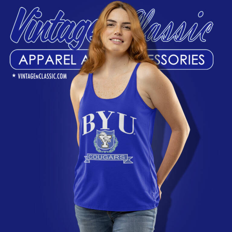 Brigham Young University Byu Cougars Tank Top Racerback Brigham Young University Byu Cougars Tank Top Racerback