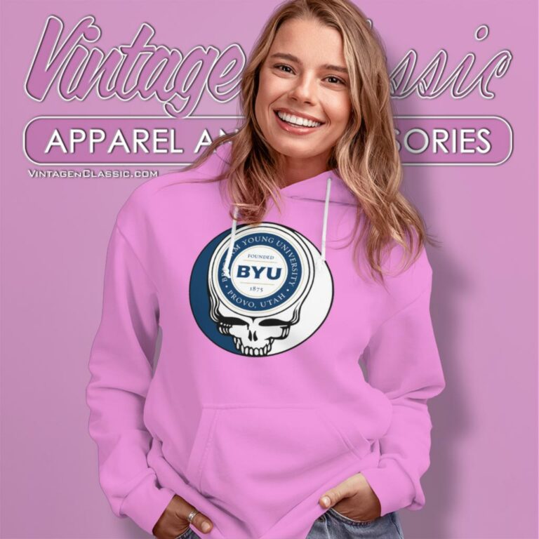 Brigham Young University Grateful Dead Steal Your Face Hoodie Brigham Young University Grateful Dead Steal Your Face Hoodie