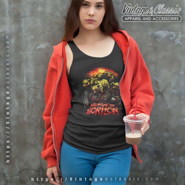 Bring Me The Horizon Cheetah Tank Top Racerback Bring Me The Horizon Cheetah Tank Top Racerback