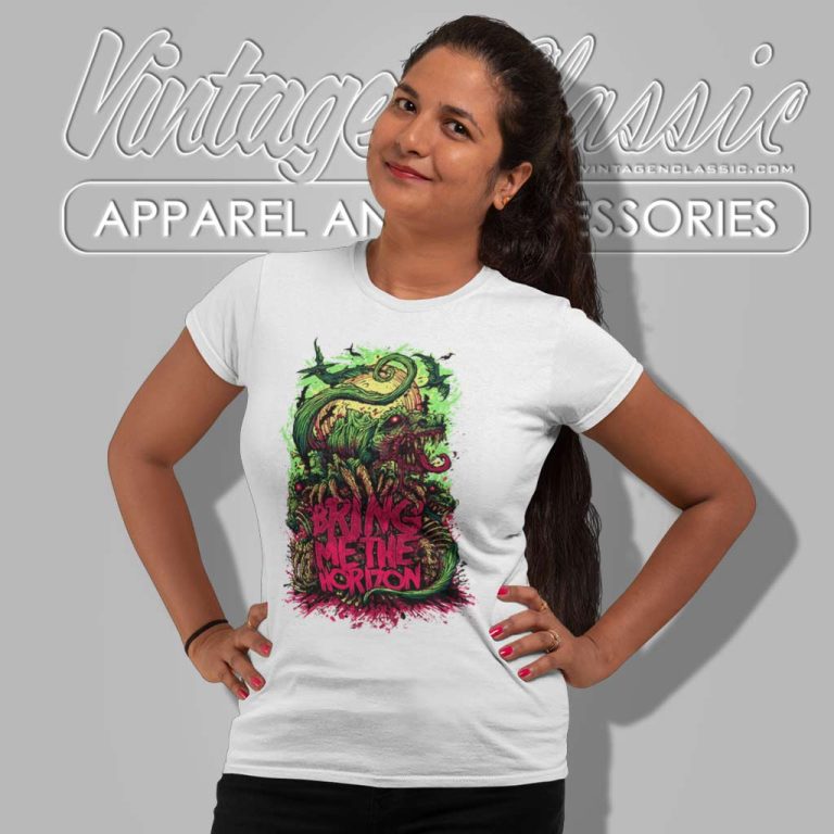 Bring Me The Horizon Dinosaur Women TShirt Bring Me The Horizon Dinosaur Women TShirt