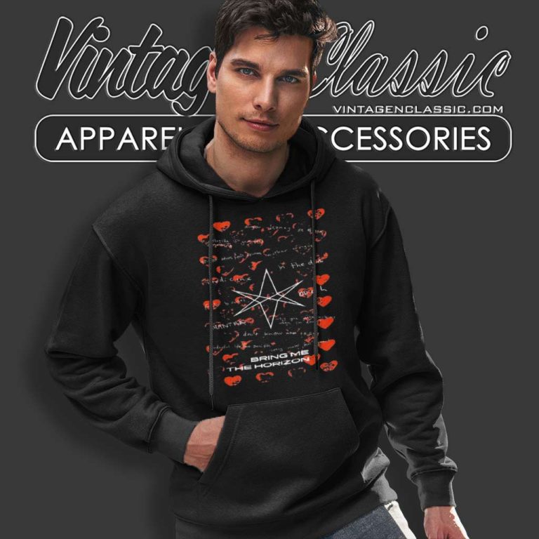 Bring Me The Horizon Lyrics Hoodie Bring Me The Horizon Lyrics Hoodie