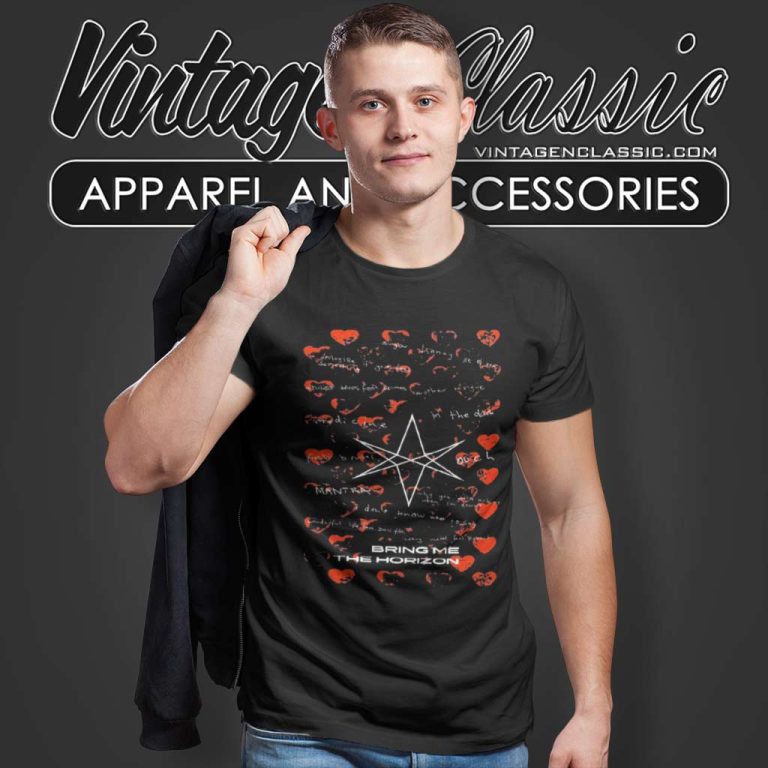 Bring Me The Horizon Lyrics T Shirt Bring Me The Horizon Lyrics T Shirt