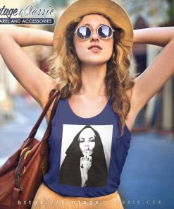 Bring Me The Horizon Nun Finger Tank Top Racerback