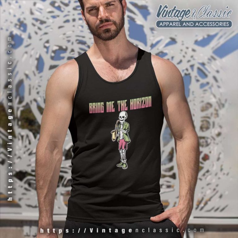 Bring Me The Horizon Saxophonist Tank Top Racerback Bring Me The Horizon Saxophonist Tank Top Racerback