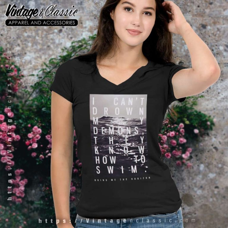 Bring Me The Horizon Shirt Can You Feel My Heart V Neck TShirt Bring Me The Horizon Shirt Can You Feel My Heart V Neck TShirt