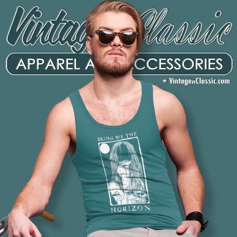 Bring Me The Horizon Shirt Faceless Shroom Girl Tank Top Racerback Bring Me The Horizon Shirt Faceless Shroom Girl Tank Top Racerback