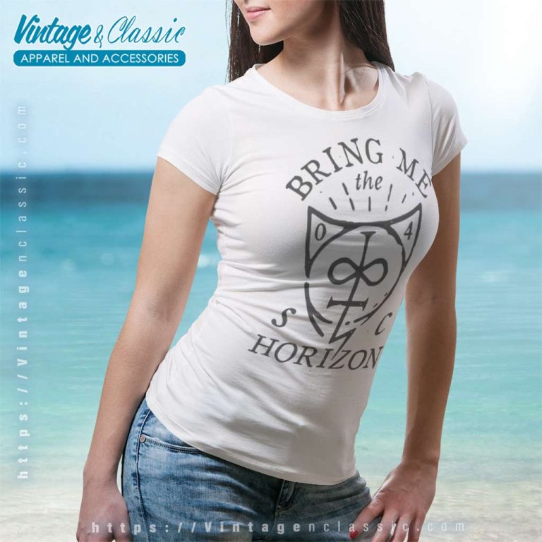 Bring Me The Horizon Shirt Hand Drawn Shield Women TShirt Bring Me The Horizon Shirt Hand Drawn Shield Women TShirt