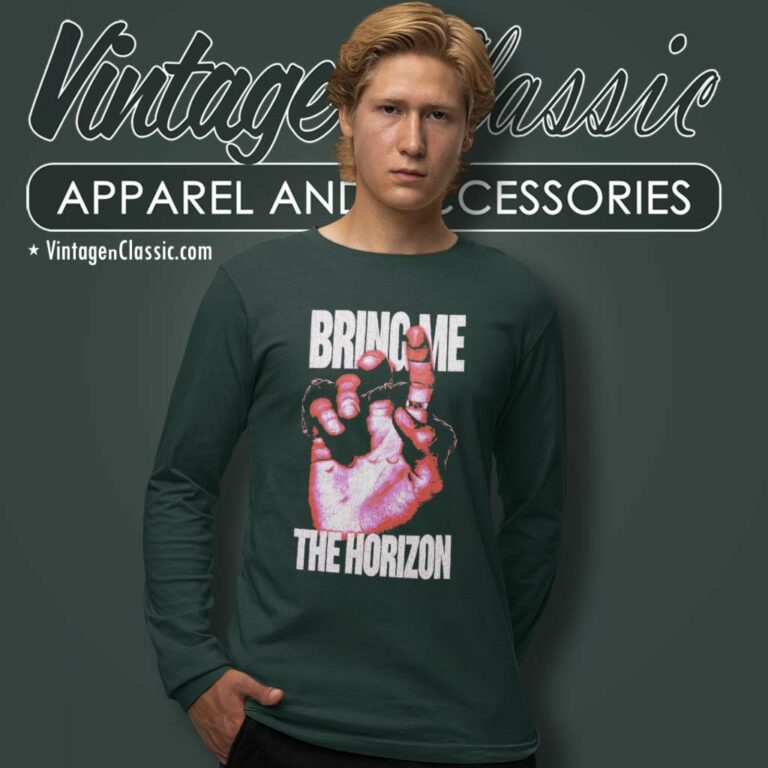 Bring Me The Horizon Shirt Hand Shape Long Sleeve Tee Bring Me The Horizon Shirt Hand Shape Long Sleeve Tee