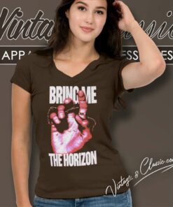Bring Me The Horizon Shirt Hand Shape V Neck TShirt