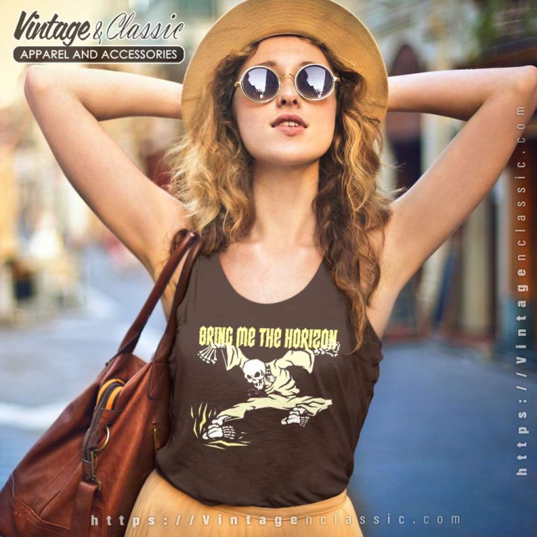 Bring Me The Horizon Shirt Kungfu Skull Tank Top Racerback Bring Me The Horizon Shirt Kungfu Skull Tank Top Racerback