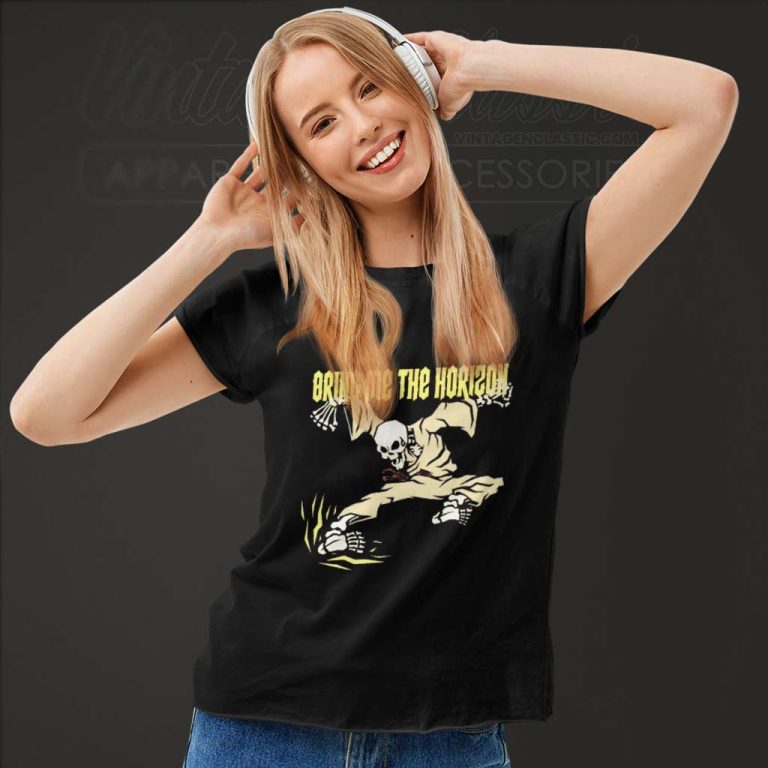Bring Me The Horizon Shirt Kungfu Skull Women TShirt Bring Me The Horizon Shirt Kungfu Skull Women TShirt