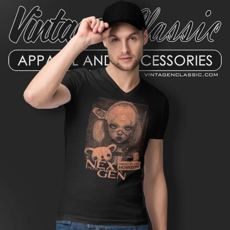 Bring Me The Horizon Shirt Post Human Nex Gen V Neck TShirt Bring Me The Horizon Shirt Post Human Nex Gen V Neck TShirt