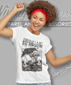 Bring Me The Horizon Shirt Raven And Skull Women TShirt