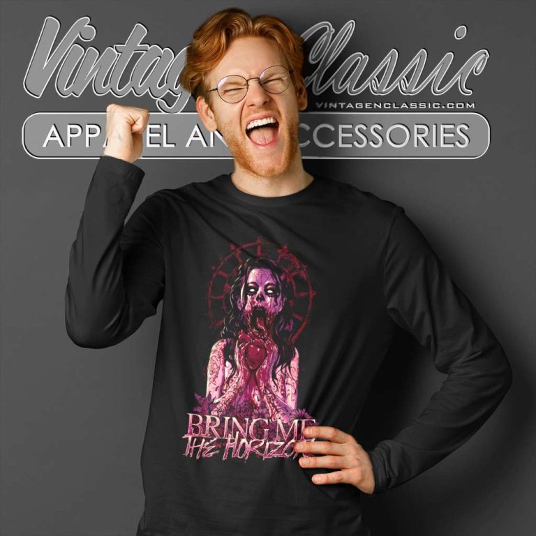 Bring Me The Horizon Shirt Zombie Girl Long Sleeve Tee Bring Me The Horizon Shirt Zombie Girl Long Sleeve Tee
