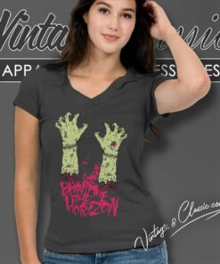 Bring Me The Horizon Shirt Zombie Hands V Neck TShirt