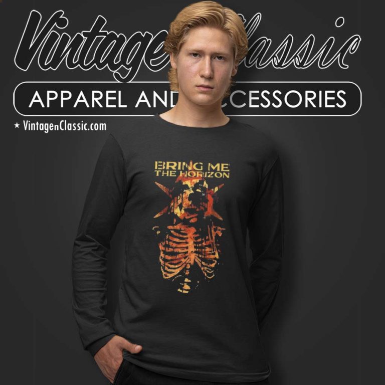 Bring Me The Horizon Skull Long Sleeve Tee Bring Me The Horizon Skull Long Sleeve Tee