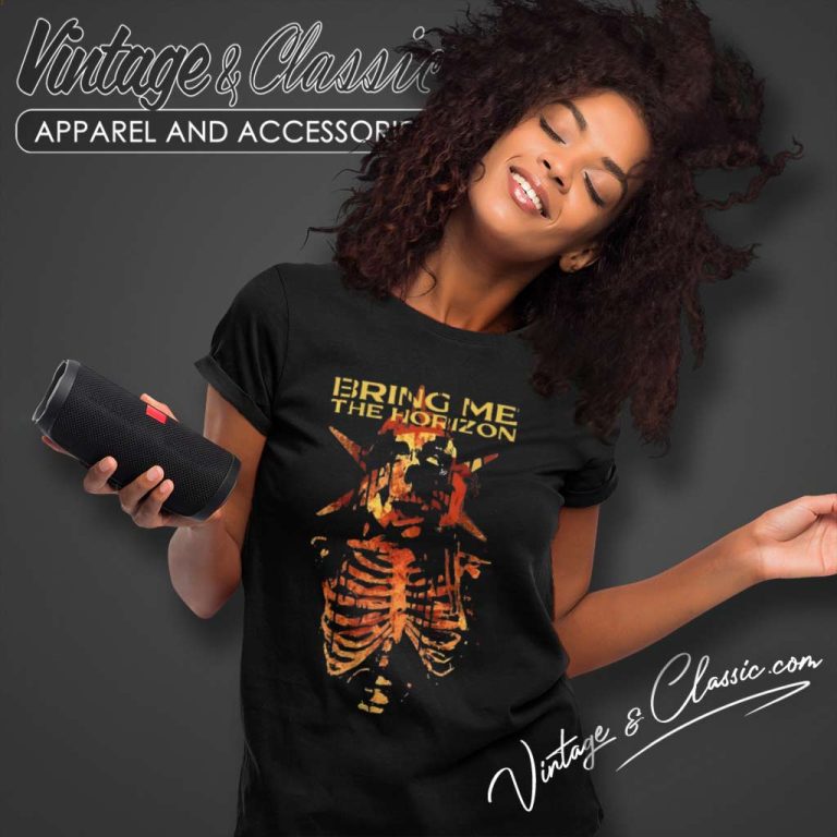 Bring Me The Horizon Skull Women TShirt Bring Me The Horizon Skull Women TShirt