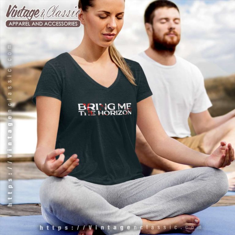 Bring Me The Horizon Symbol V Neck TShirt Bring Me The Horizon Symbol V Neck TShirt