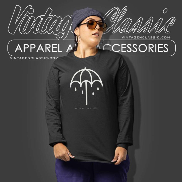Bring Me The Horizon Umbrella Logo Long Sleeve Tee Bring Me The Horizon Umbrella Logo Long Sleeve Tee
