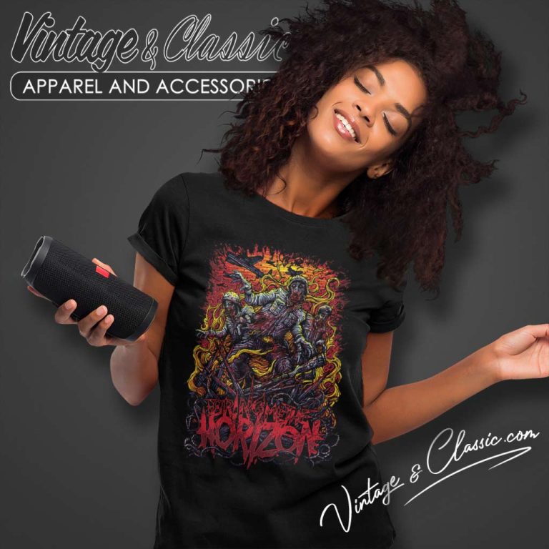 Bring Me The Horizon Zombie Army Women TShirt Bring Me The Horizon Zombie Army Women TShirt