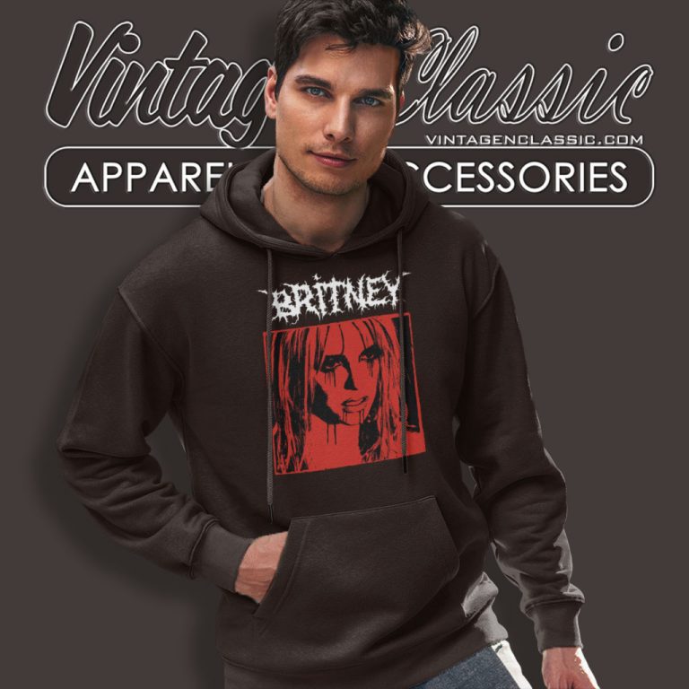 Britney Black Metal Hoodie Britney Black Metal Hoodie